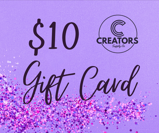 Creators Supply Co. gift cards - the perfect gift!